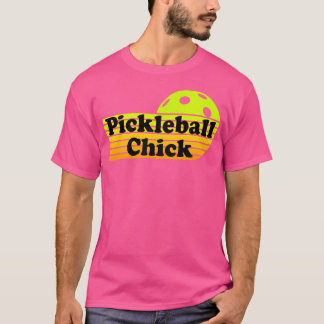 Pickleball Chick Retro Vintage Funny Pickleball T Shirt
