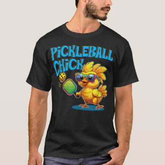 Pickleball-Chick - Rolig Söt Spelare För Kvinnor T Shirt