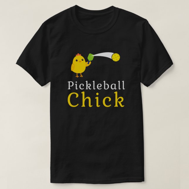 Pickleball-Chick T Shirt (Design framsida)