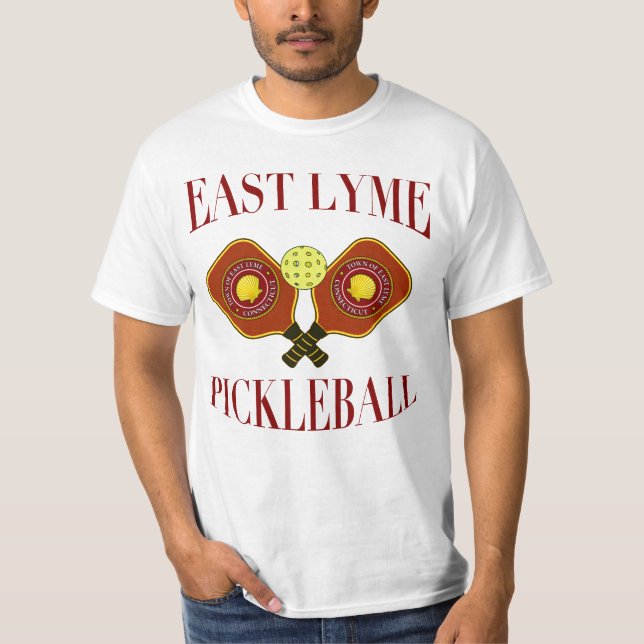 Pickleball Chicken T Shirt (Framsida)