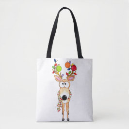 Pickleball Christmas Reindeer Tygkasse