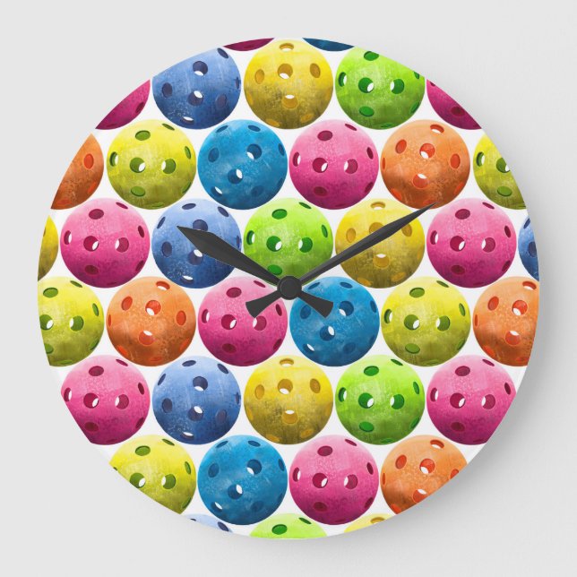 Pickleball Clock Stor Klocka (Framsida)