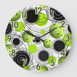 Pickleball Clock Stor Klocka