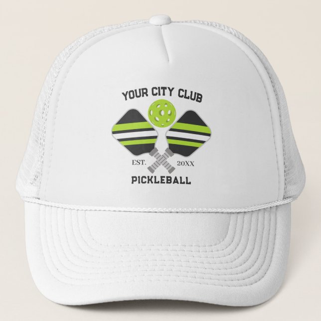 Pickleball Club Team Player Custom Pickle Gift Tru Keps (Framsida)