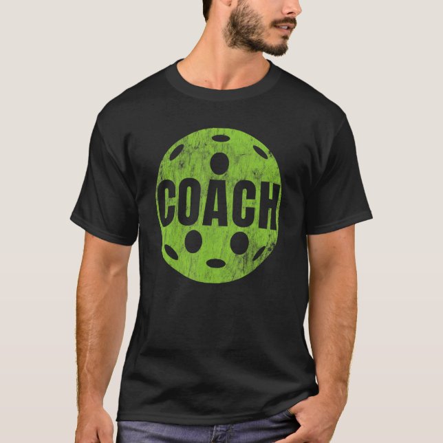 Pickleball Coach  Pickleball Paddleball Player Spo T Shirt (Framsida)