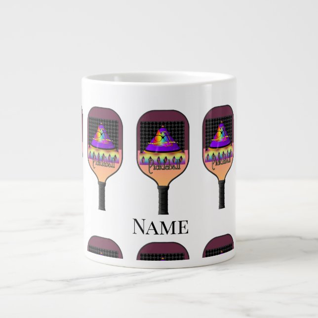Pickleball Coffee Mugg Jumbo Mugg (Framsidan)