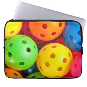 Pickleball Colorful Laptop Fodral