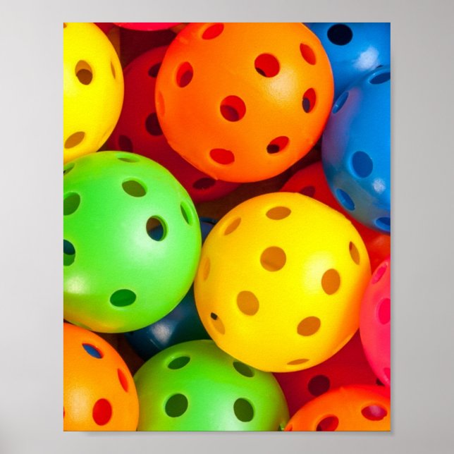 Pickleball Colorful Poster (Framsidan)