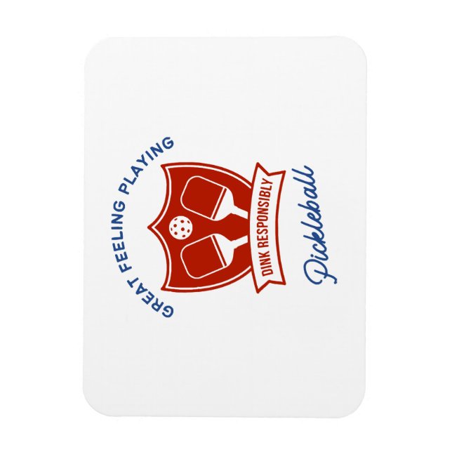 Pickleball-coolans utformning till bäran magnet (Vertikal)