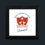 Pickleball-coolans utformning till bäran minnesask<br><div class="desc">Pickleball-coolans utformning till bäran</div>