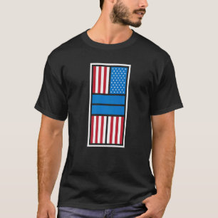 Pickleball Court American Flagga USA Pride Kärlek T Shirt