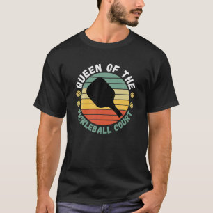 Pickleball Court Funny Player Paddle Manar T Shirt