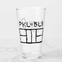 Pickleball Court Pint Glass Kopp