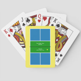 Pickleball Court-spelkort Casinokort
