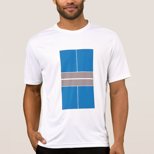 Pickleball Court T Shirt (Framsida)