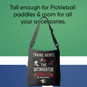 Pickleball Crossbody-väska med Intimidator Axelväska