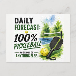 Pickleball daglig liv Prognos Vykort
