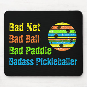 Pickleball - dåligt nät, dåligt Boll, dålig Paddle Musmatta