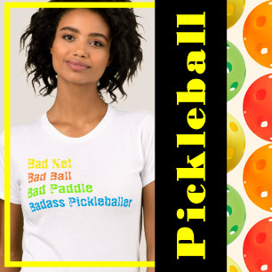 Pickleball - dåligt nät, dåligt Boll, dålig Paddle T Shirt