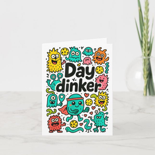 Pickleball day dinker  kort (Framsida)