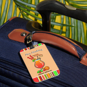 Pickleball Day Dinking Tropical Hurricane Cocktail Bagagebricka