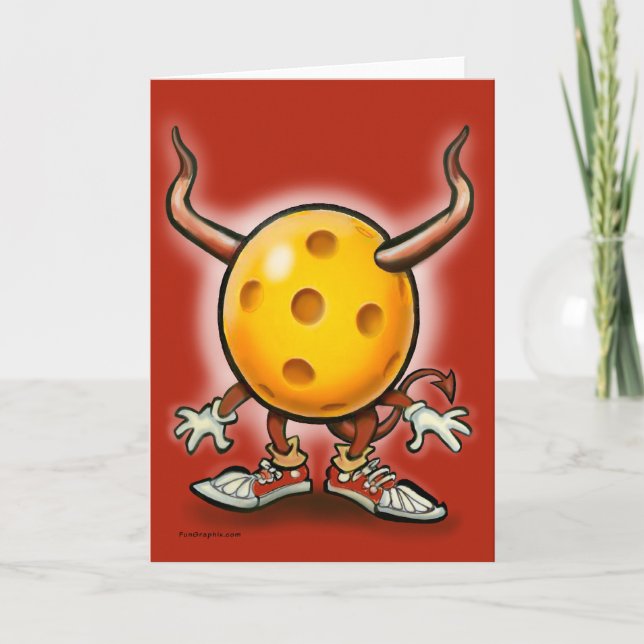 Pickleball Demon Kort (Framsida)