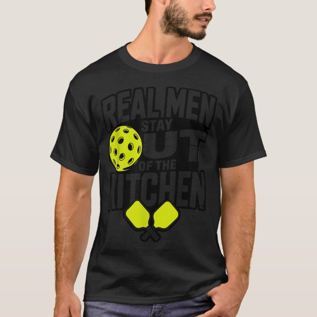 Pickleball-design för män pojkar pickle ball t shirt (Framsida)