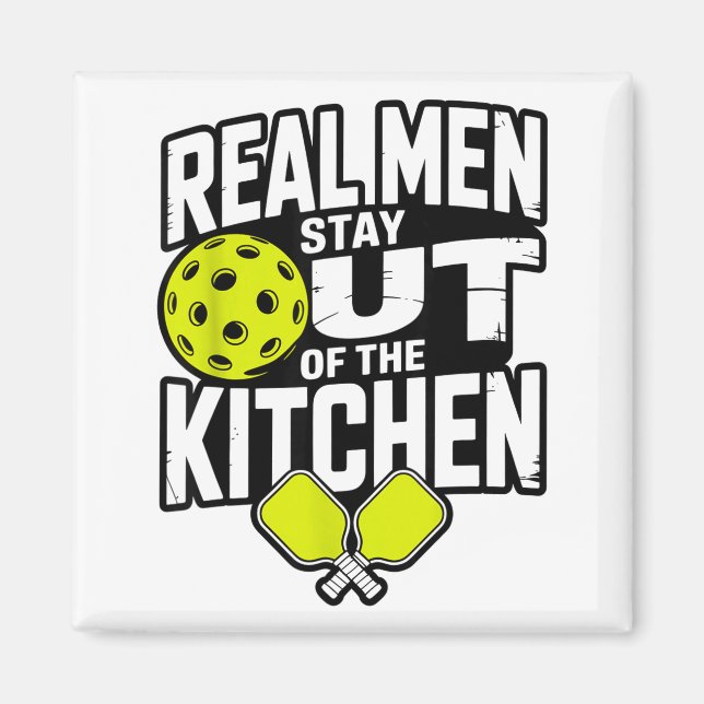 Pickleball design for men boys pickle ball magnet (Framsidan)