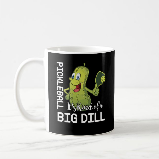 Pickleball Det är en stor dill Kaffemugg (Vänster)