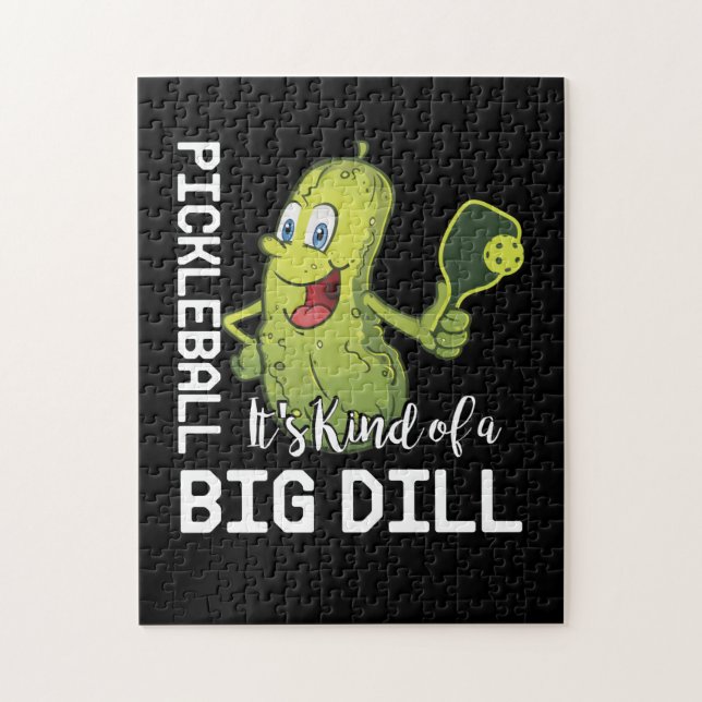 Pickleball Det är en stor dill Pussel (Vertikal)