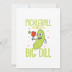 Pickleball Det är en stor Roligt Pun-gåva Julkort
