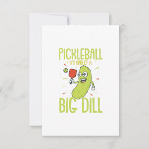 Pickleball Det är en stor Roligt Pun-gåva Kort