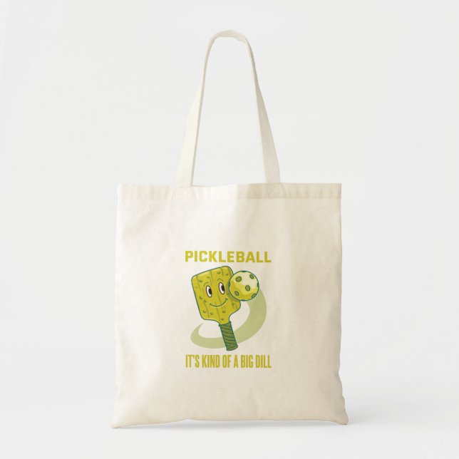 Pickleball Det är en stor Roligt Pun-gåva Tygkasse (Framsidan)