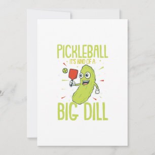 Pickleball Det är en stor Roligt Pun Gift Julkort
