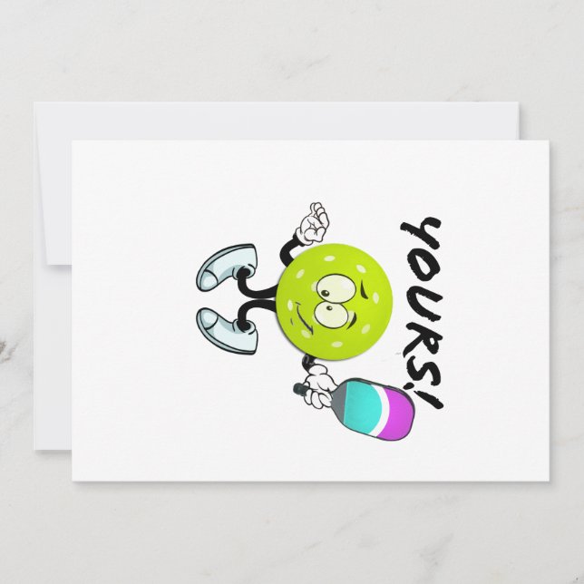 Pickleball: din julkort (Framsida)