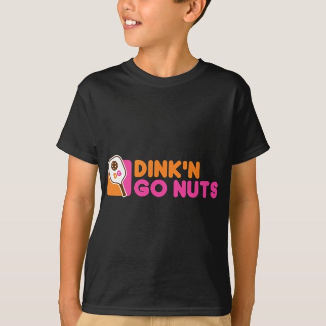 Pickleball Dink & Go Nöt T Shirt (Framsida)