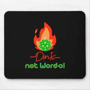 Pickleball Dink, inte ord, Pickleball Musmatta