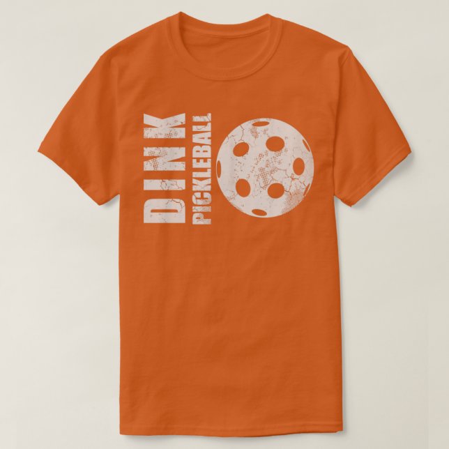 Pickleball Dink-Vintage-utmattning T Shirt (Design framsida)