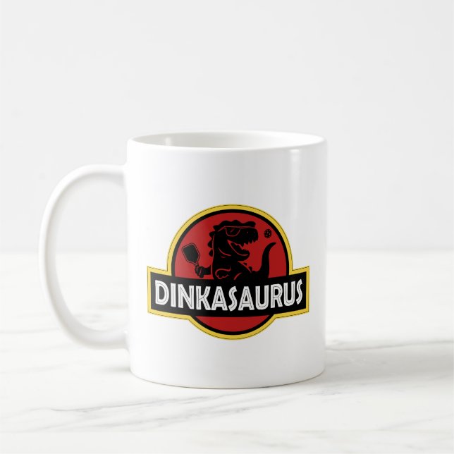 Pickleball Dinkasaurus Kaffemugg (Vänster)