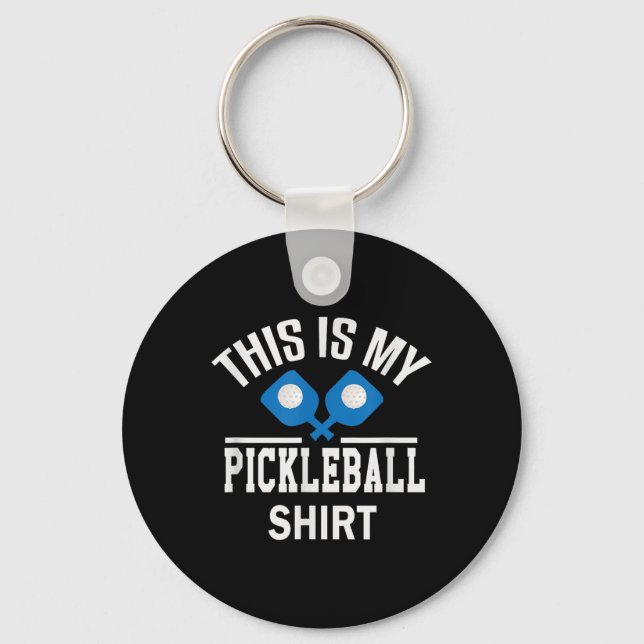 Pickleball - Dinker Badminton Tennis Pickleball Gi Nyckelring (Framsida)