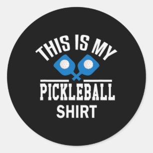 Pickleball - Dinker Badminton Tennis Pickleball Gi Runt Klistermärke