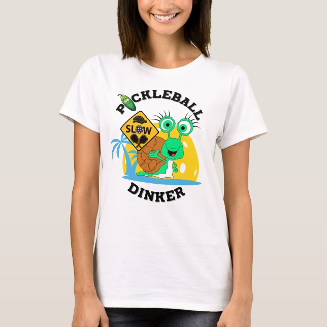 Pickleball Dinker T Shirt (Framsida)