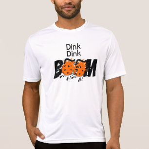 Pickleball Dinking Orange Bombs Dink Dink Boom T Shirt