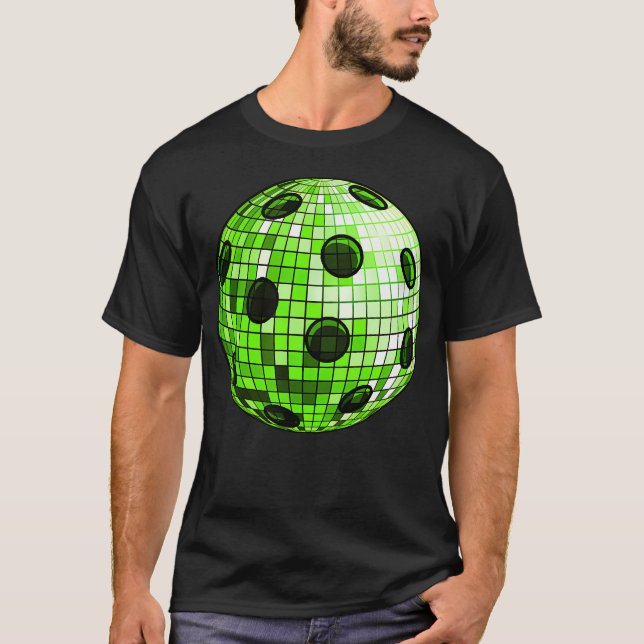 Pickleball Disco Boll - Pickleball Min Typ Av T Shirt (Framsida)