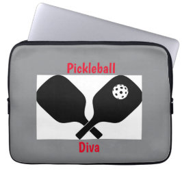 Pickleball-Diva Laptop Fodral