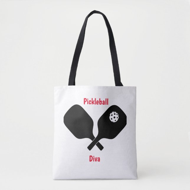 Pickleball Diva  Tygkasse (Framsida)