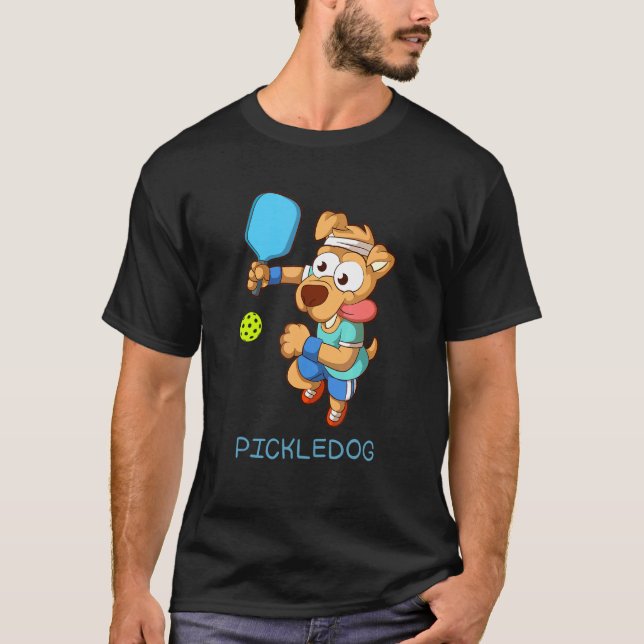 Pickleball dog  PICKLEDOG T Shirt (Framsida)