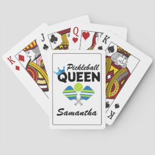 Pickleball Drottning Paddlar Kronan  Casinokort