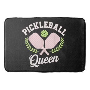 Pickleball Drottning Rolig Pickleball Spelare Badrumsmatta