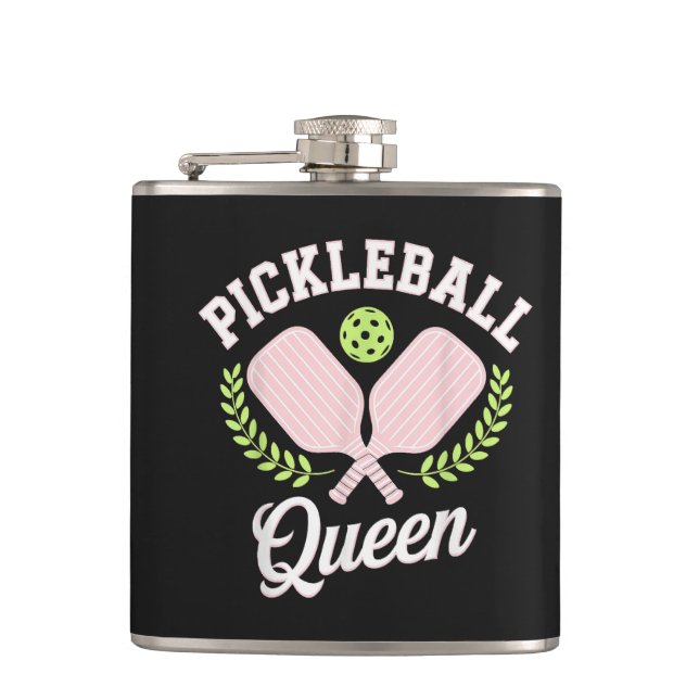 Pickleball Drottning Rolig Pickleball Spelare Fickplunta (Framsidan)